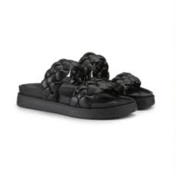 A New Day Braided Footbed Platform Sandals - Size 9.5 - Picture 2 of 4